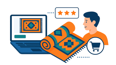 بررسی، مقایسه و خرید آنلاین تابلوفرش دستبافت مستقیم از تولیدکننده